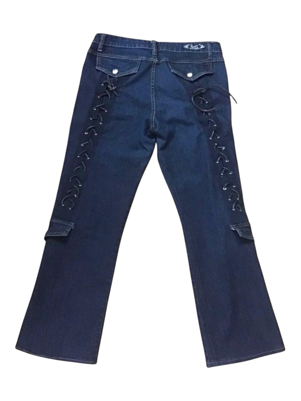 2 Hot jeans lace stretchy denim in medium